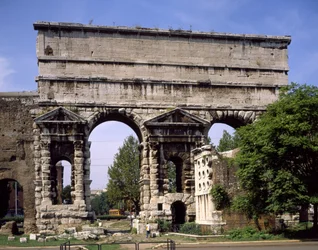 Porta Maggiore, built by Claudius in AD 52